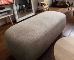 White Curly Bench / Pouf Made.com -Chairly Shop 40998d3a b7ae 43a6 9078 5881ee22dbc5