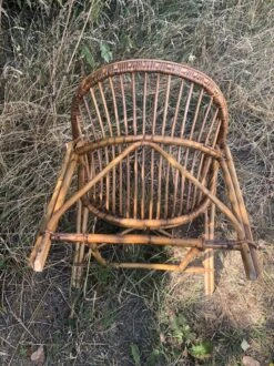 Rattan Armchairs Bamboo Wicker Vintage 60s -Chairly Shop 40cbf25c eb04 49dd 9fa3 85eedd8414ac