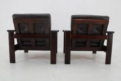 1970s Pair Of Leather Armchairs By Lepofinn, Finland -Chairly Shop 44217994 9407 435b 89ab 2bc921099c76
