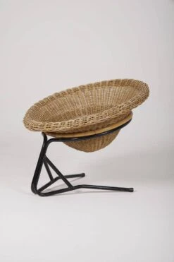 Arnold Bueno Rattan And Metal Armchair By Mesquita -Chairly Shop 45e3a264 c0b5 4ae1 93a3 24a1a9066b85