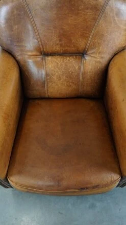 Super Rugged Sheepskin Leather Armchair With A Wonderfully Rugged Look -Chairly Shop 47a96cae 9a89 418b 85e7 81754228e925