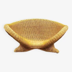 Vintage Wicker Lotus Meditation Chair, 1980s -Chairly Shop 49330aca bd6d 4740 82d2 b8db80692373