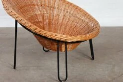 Vintage Rattan Sessel Mid Century Rockabilly 50er 60er Design -Chairly Shop 4951f45b d605 4abe 928d a15adc01cd3f
