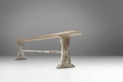 Beautifully Crafted Industrial Bench With A Wooden Top And White Paint, France Ca. 1900 21 Beautifully Crafted Industrial Bench With A Wooden Top And White Paint, France Ca. 1900 -Chairly Shop 49526c3b 00b9 4cf4 83b0 d1342b771eb4