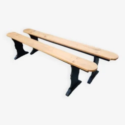 Pair Of Large Wooden Benches -Chairly Shop 49dc03db e712 4de4 aefa b8a2e7ef3619