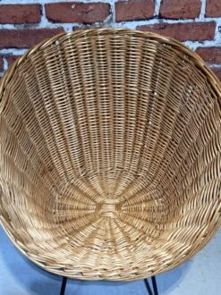 Wicker And Metal Armchair -Chairly Shop 49f74a6e 5509 465d 9871 a2c3fd5098f1