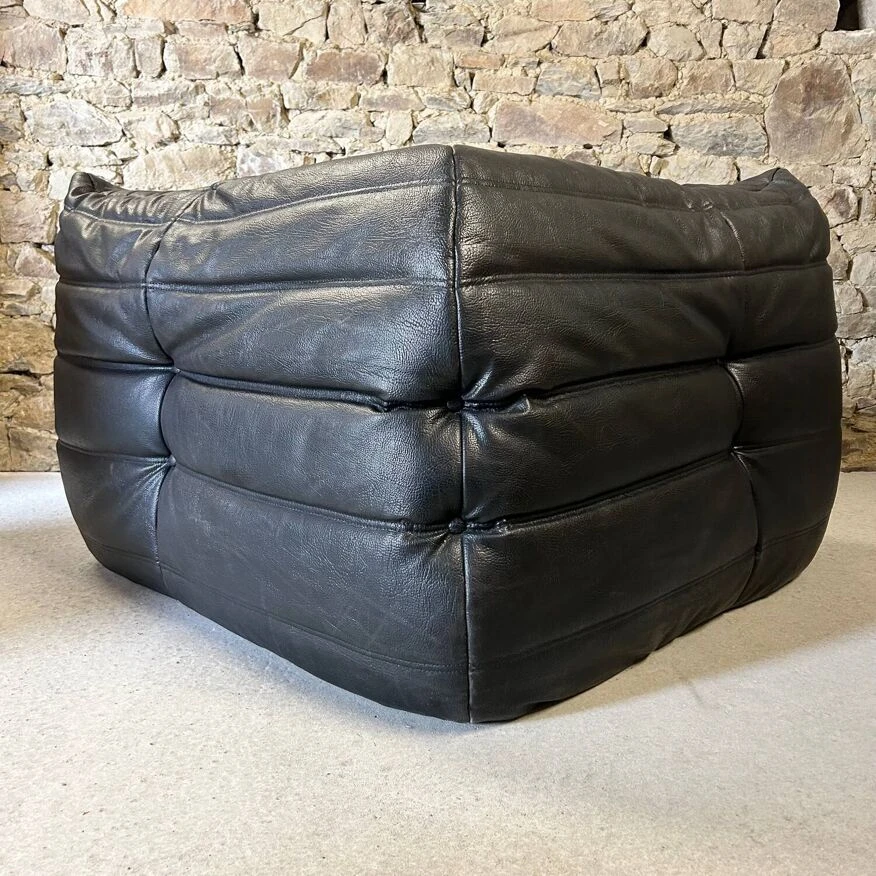 Togo Leather Corner Armchair By Michel Ducaroy For Ligne Roset 6 Togo Leather Corner Armchair By Michel Ducaroy For Ligne Roset - Image 4