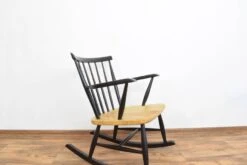 Fauteuil à Bascule Suédois Du Milieu Du Siècle, Années 1960.