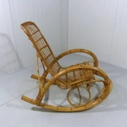Rattan Rocking Chair 1960’s -Chairly Shop 4dc1a62d 2d2e 42f6 ba8a ed5d3c187917