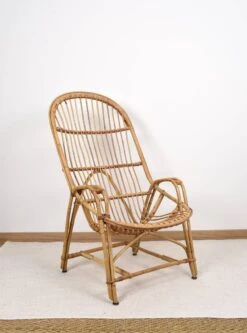 Old, Vintage Rattan Armchair -Chairly Shop 4e0be67e 3f56 4b27 adcf 778fd8db4681