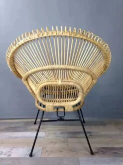 Rattan And Metal Armchair -Chairly Shop 4e7843d4 7c76 4b35 be0a 2cbb3aeeca5b