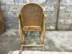 Rocking-chair In Bamboo Rattan And Vintage Wicker 1950 26 Rocking-chair In Bamboo Rattan And Vintage Wicker 1950 -Chairly Shop 4f0162ea 4ad2 4d37 a34a 6475388580e3