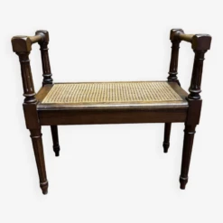 Small Louis XVI Style Cane Bench -Chairly Shop 4f12799f 84a2 45ea a482 4c3ea94fb3d7