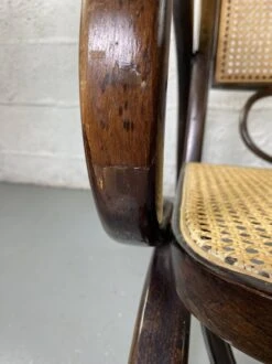 Rocking Chair Chair In Wood And Cannage From The 70s -Chairly Shop 51a29258 061d 4b17 ba43 6f38e0676982