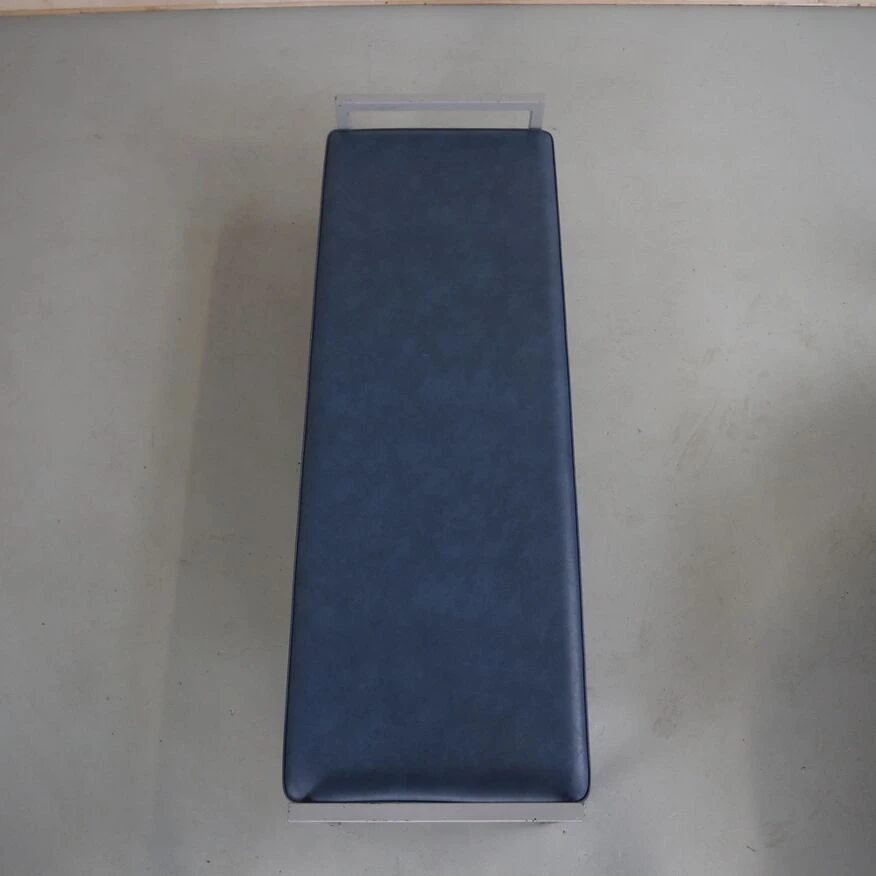 Industrial Bench With Metal Frame, 1960s 3 Industrial Bench With Metal Frame, 1960s