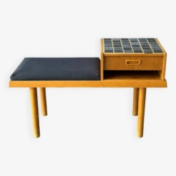 Vintage Entryway Bench Decorated With Ceramic Tiles, Norway 1960s -Chairly Shop 5380e671 28b9 4e5f 87f7 fa0de0c2f846