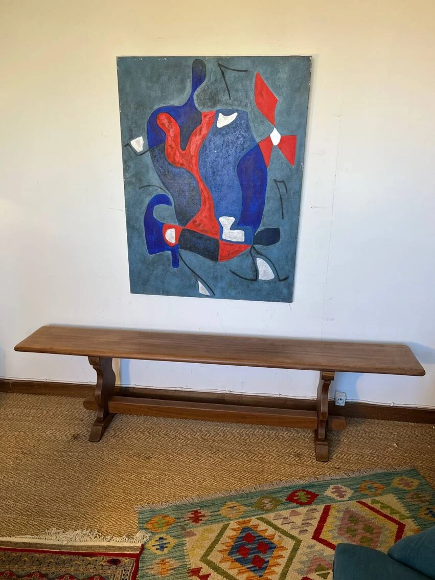 Vintage Solid Wood Farm Bench 21 Vintage Solid Wood Farm Bench - Image 19