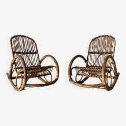 Pair Of Rattan Rocking Chairs 8 Pair Of Rattan Rocking Chairs -Chairly Shop 54b558ed 4be5 482d a2ac e3591afdc3d9