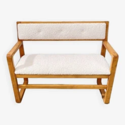 Vintage Oak Bench From The 50s -Chairly Shop 54c82f79 3fed 47bb 8eca 0c170312e570