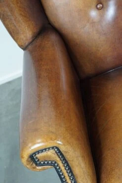 Large And Very Comfortable Wingback Armchair Made Of Sheep Leather -Chairly Shop 560db9f0 266a 499c 9893 9202597c6da8