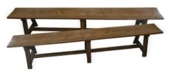 Set Of 2 Farm Benches