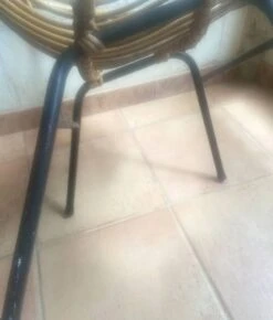 Rattan Armchair - Black Steel Base - Vintage -Chairly Shop 56b927a8 5dd3 48a4 9f9e aff3b51c5b4e