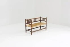 Vintage Bobbin Bench With Rush Seat 1920s -Chairly Shop 56c6dfd9 ed33 4b0e a1fd 08f908873e11