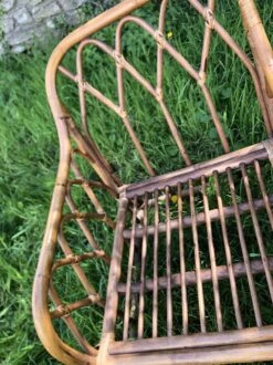 Vintage 60s/70s Bamboo Rattan Armchair -Chairly Shop 57b608b3 91a5 4d9a b5d5 49496b09a7a1