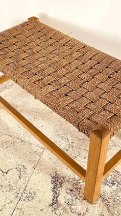 Stool Bench Wood And Rope Vintage Bohemian Spirit -Chairly Shop 58cd949e 9d7f 40e2 8a92 5c9ed52a3bf1