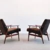 1960 Henryk Lis Mid Century Armchair In Chocolate Velvet -Chairly Shop 5a4d47ae e521 481d a523 7b3a35f5192f