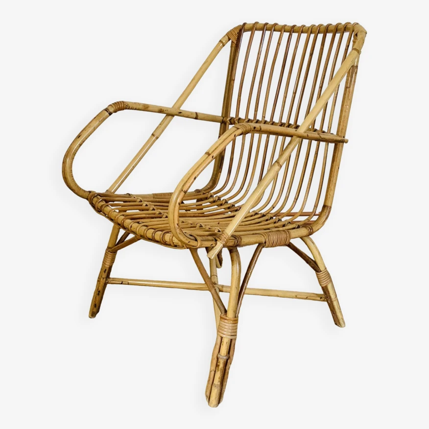 Cubic Rattan Armchair 7 Cubic Rattan Armchair - Image 5