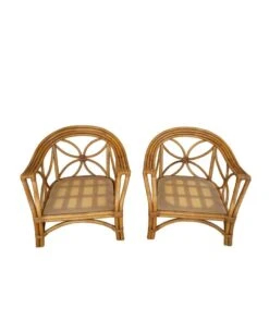 Two Large Rattan Armchairs -Chairly Shop 5c9d94d1 f05d 4b5b 8906 d986072a0abe