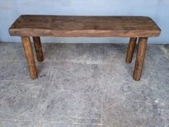 Bench 100 Cm Old Solid Wood With Patina -Chairly Shop 5cf4a6c3 6672 419b a1cd 1974cdc4c635
