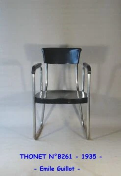 Thonet Bauhaus Cantilever Armchair, Designer Emile Guillot - 1935 - -Chairly Shop 5d2e80fd 06d8 4164 be8f 81cb5378325c