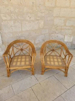 Two Large Rattan Armchairs -Chairly Shop 5f1b66d5 c66a 469d ba20 20c4cdb7a132