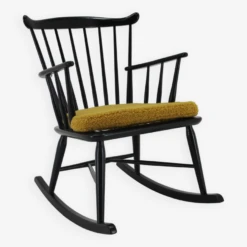 1960s Børge Mogensen Rocking Chair For FDB Møbler, Denmark -Chairly Shop 5f9f1ca1 9ecc 4a41 ad56 5c636cb437ec