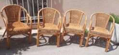 4 Rattan Armchairs -Chairly Shop 5fab3739 e7ab 40cd a9d5 b25eb30105cf