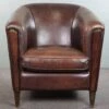 Dark Sheep Leather Club Armchair, Sleek Design -Chairly Shop 6031d5b0 4d2c 43af 9849 077523736758