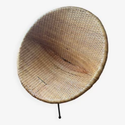 Rattan Satellite Armchair From The 1950s -Chairly Shop 60ada8ed ef0a 4b07 a290 4fd452280c59