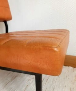 Pair Of Vintage Fawn Leatherette Chairs From 1960 -Chairly Shop 60b9979e a758 45b4 8a43 51858773f97b
