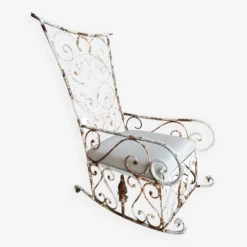 Old Wrought Iron Rocking Garden Armchair Early 20th Century 15 Old Wrought Iron Rocking Garden Armchair Early 20th Century -Chairly Shop 618c40f4 a5d1 4fb4 b146 cc562396afa0