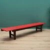 Red Eco Leather Bench, Danish Design, 1990s, Production: Denmark -Chairly Shop 61add228 1cb7 4a85 87e4 8412f0d7d032