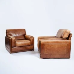 Vintage Buffalo Leather Arcon Lounge Chairs, 1970s -Chairly Shop 6279f87c 0fd7 423d a3c7 bc6c3d2a62ad