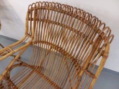 Pair Of Italian Armchairs By Vittorio Bonacina In Vintage Rattan From The 60s -Chairly Shop 65b0659a afbe 4bc4 a1c6 c037e6fea626