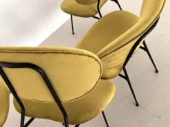 Italian Reupholstered Lounge Chairs, Set Of 4pcs. -Chairly Shop 66526f19 4e2b 45d2 ba26 a28b218b34c8