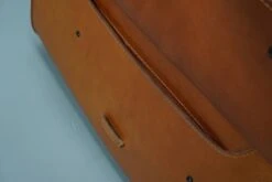 Roche Bobois Club Chair In Tan / Cognac Neck Leather – France, Circa 1980 -Chairly Shop 665564b1 8800 43cd 92cd 009e12ae5cde