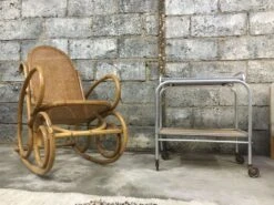 Rocking-chair In Bamboo Rattan And Vintage Wicker 1950 16 Rocking-chair In Bamboo Rattan And Vintage Wicker 1950 -Chairly Shop 66825cf5 26cc 4328 98ce 256bffa8822e