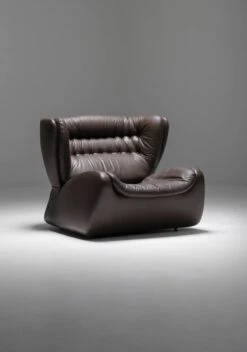 Decorative One-seat Lounge Sofa Model Pasha By Durlet 1970s