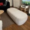 White Curly Bench / Pouf Made.com -Chairly Shop 67ee4bda 66cb 448c 9013 289eef257494