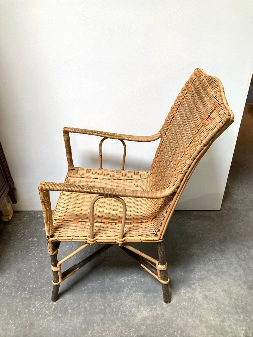 Scoubidou Wicker Armchair 9 Scoubidou Wicker Armchair - Image 7